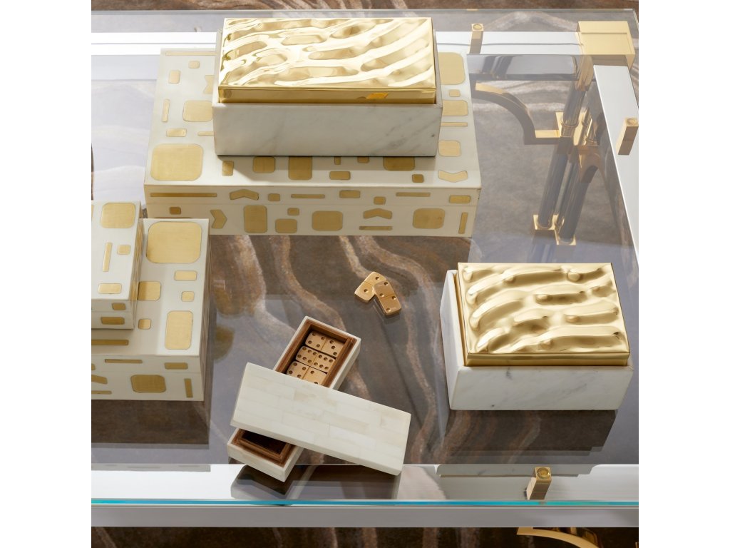 Boxed Bone Domino Set-Ivory - image 2