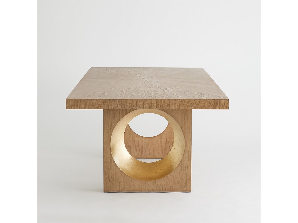 Oculus Dining Table-Nutmeg/Champagne - image 2