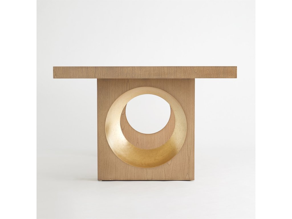 Oculus Dining Table-Nutmeg/Champagne - image 4