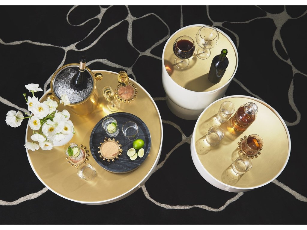 Celebration Decanter-Clear with Gold Dots - image 7