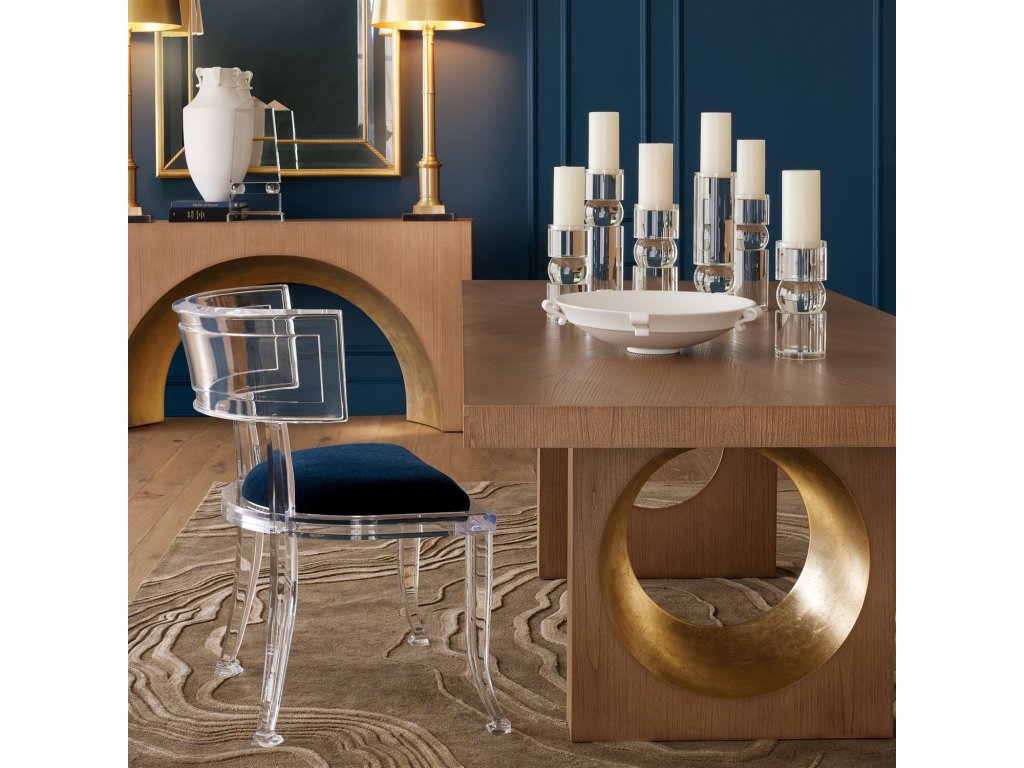 Oculus Dining Table-Nutmeg/Champagne - image 5