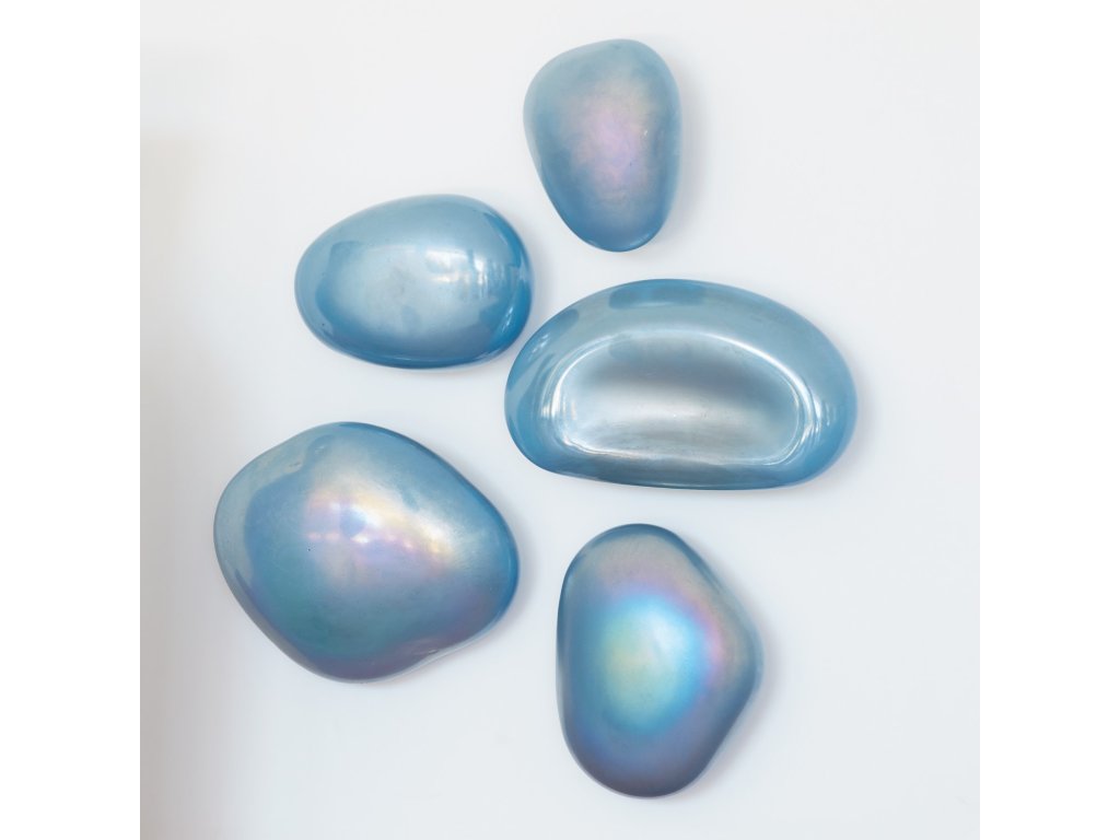 S/5 Glass Wall Gems-Lapis - main image