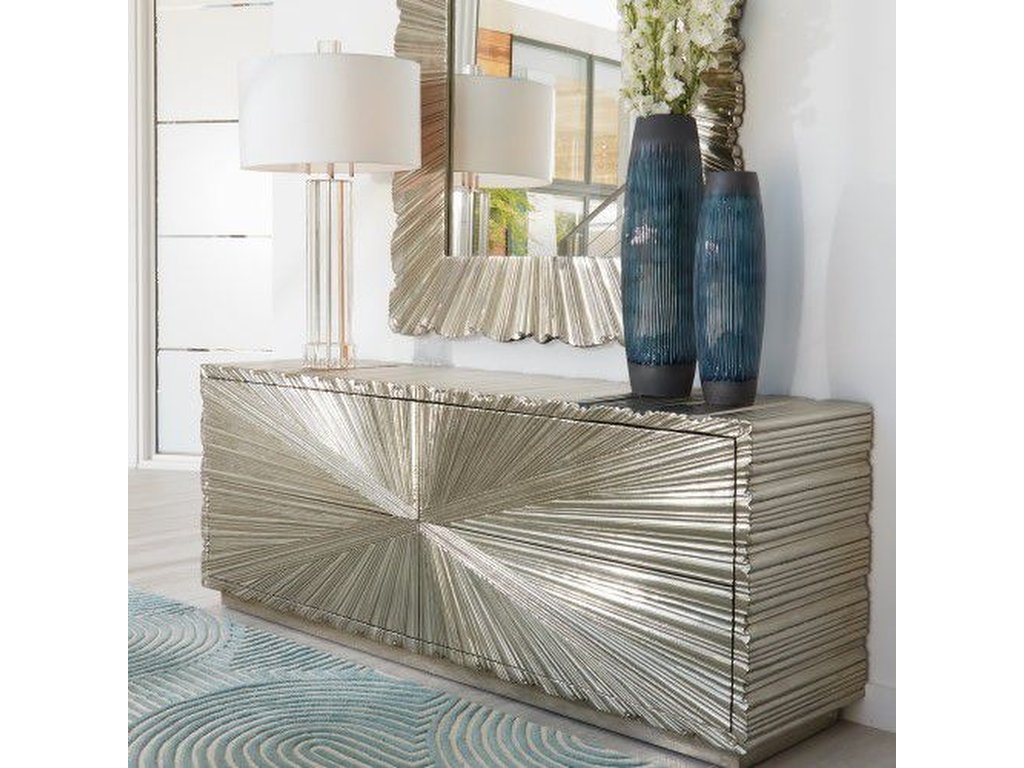 Fluted Crystal Column Table Lamp - image 1