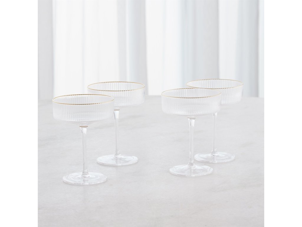 S/4 Winston Coupe Glasses - image 9