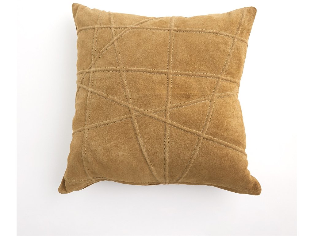 Crossroads Suede Pillow-Camel - image 1
