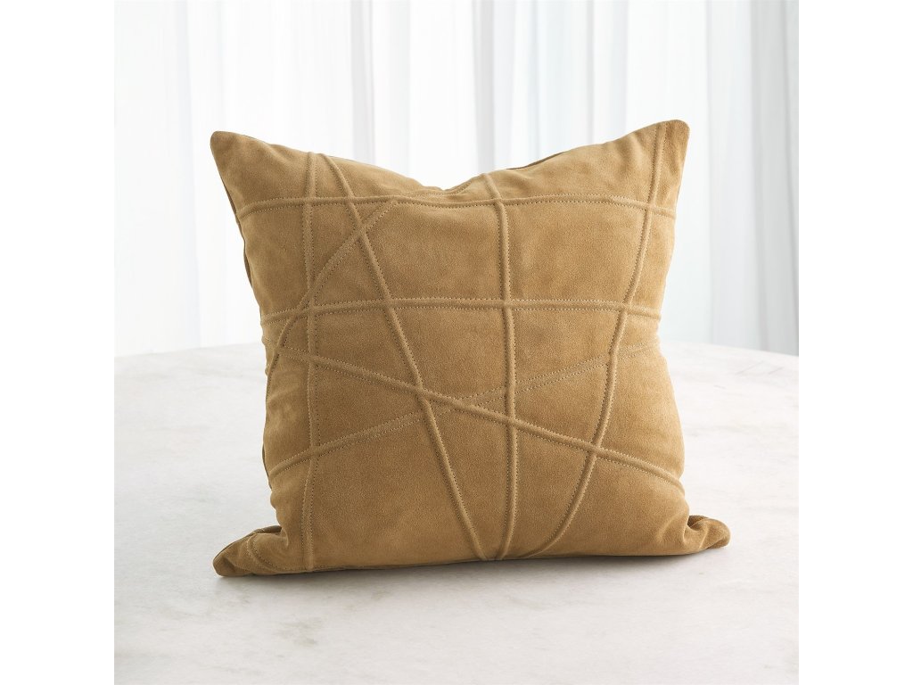 Crossroads Suede Pillow-Camel - image 3