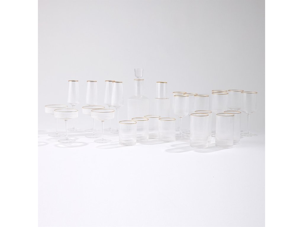 S/4 Winston Coupe Glasses - image 1