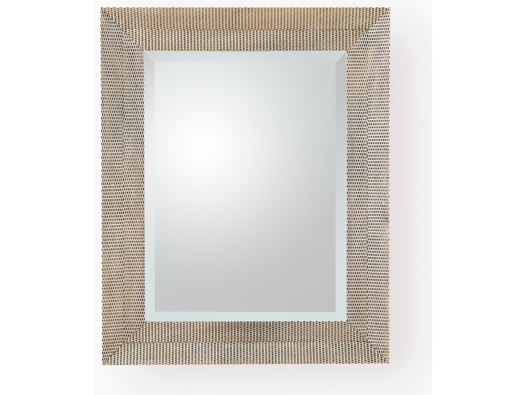 Delicate Basketweave Mirror-Silver - main image