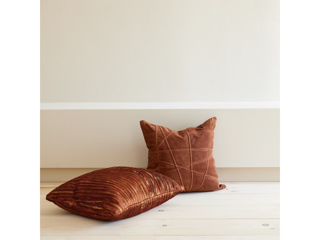 Crossroads Suede Pillow-Rust - image 5