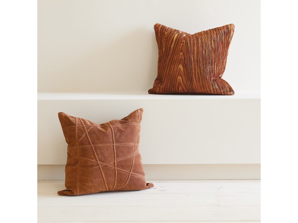 Crossroads Suede Pillow-Rust - image 3