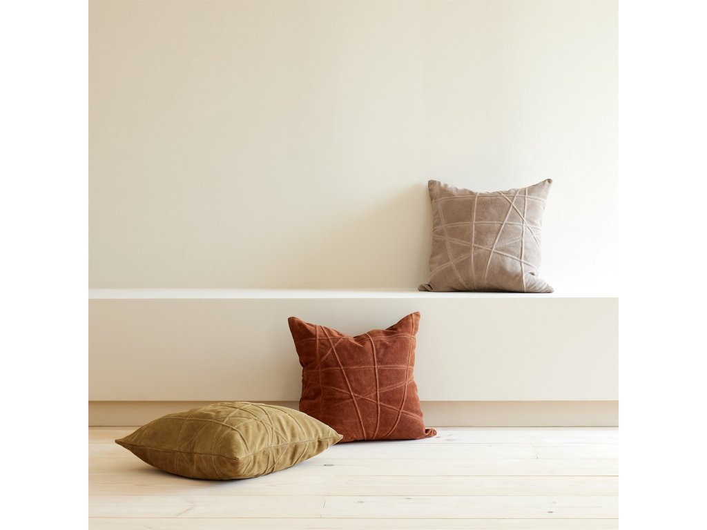 Crossroads Suede Pillow-Camel - image 4