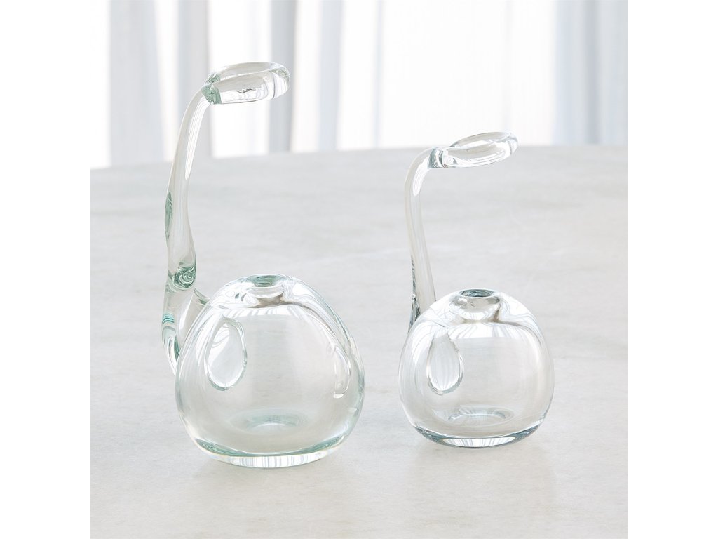Clear Ring Flower Vase-Sm - image 3