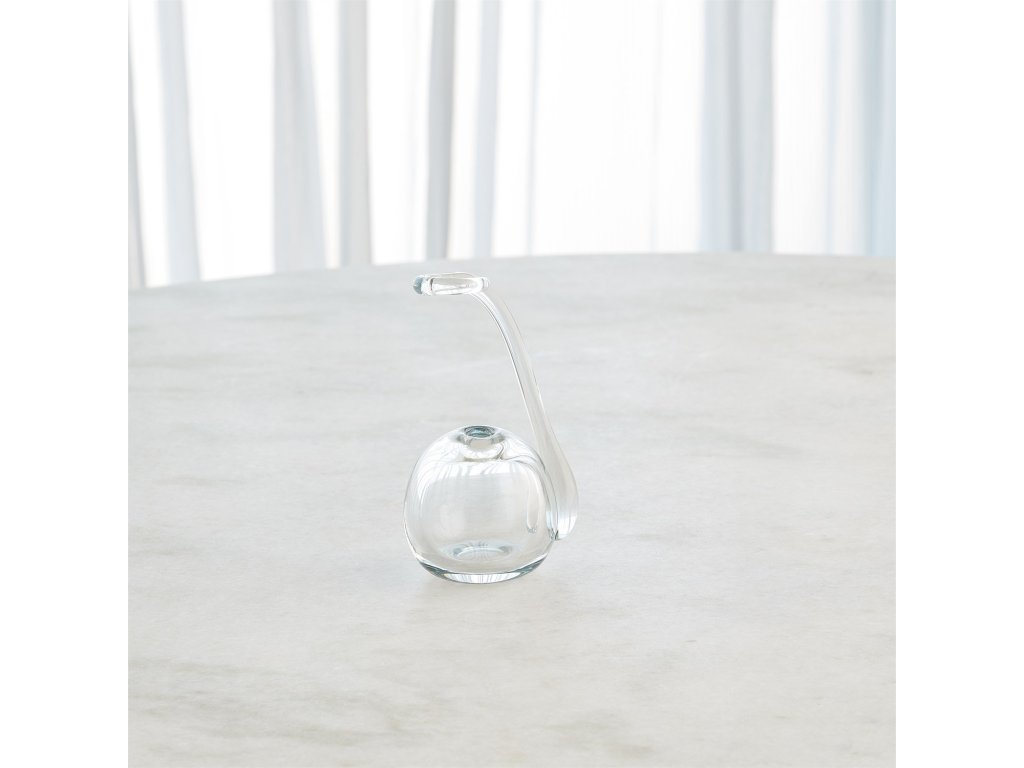 Clear Ring Flower Vase-Sm - image 4