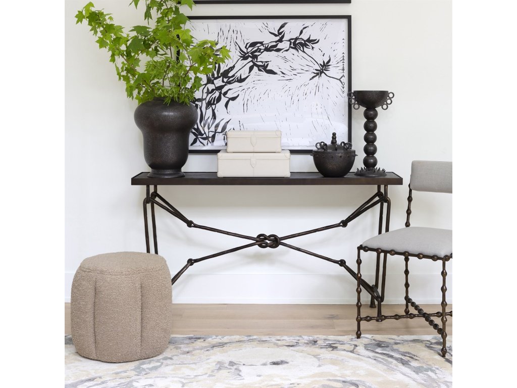 Tuffet Ottoman-Sheepskin-Toast - image 4