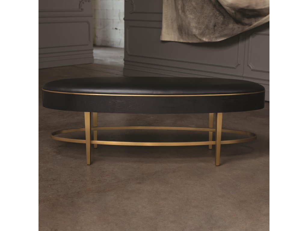 Ellipse Bench-Ebony - image 5