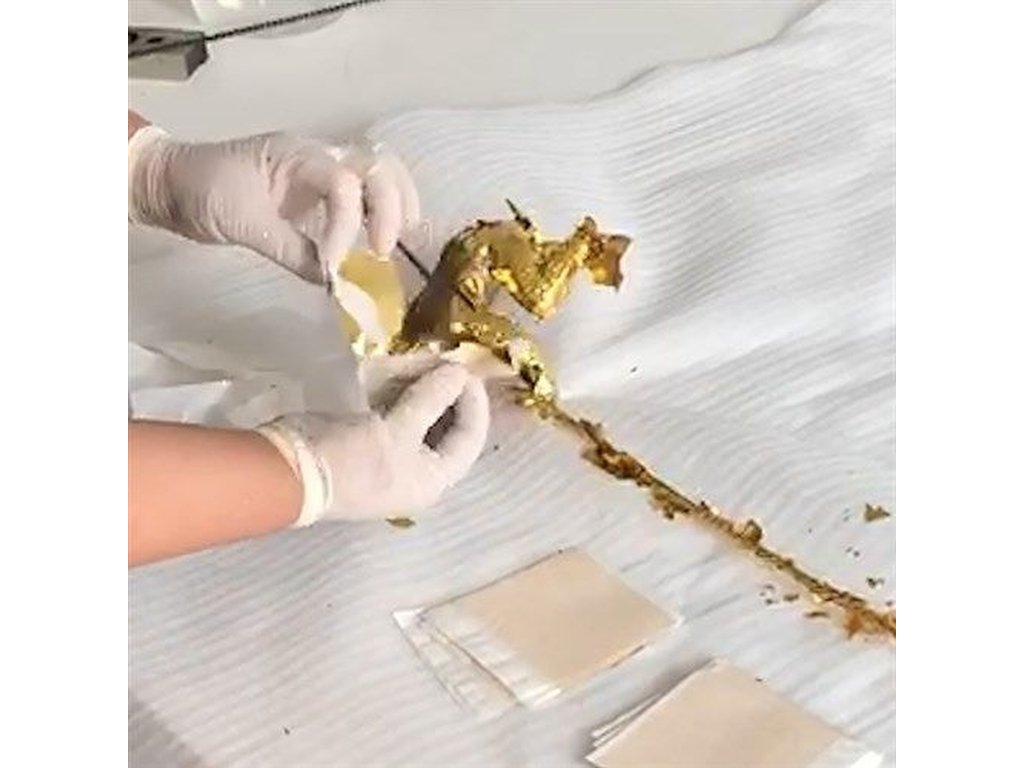 Climbing Woman-Wall Mounted-Thai Silver Leaf - image 4