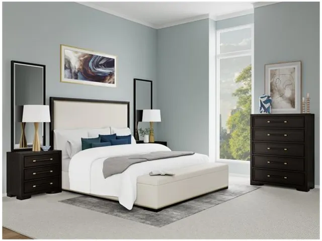 King/California King Upholstered Headboard
