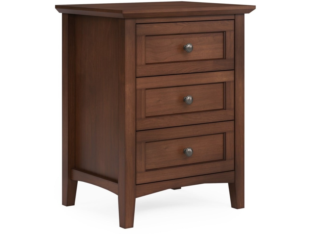 Grace Drawer Nightstand in Dark Mocha - image 1