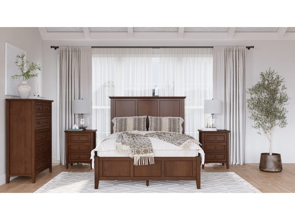 Grace Drawer Nightstand in Dark Mocha - image 5