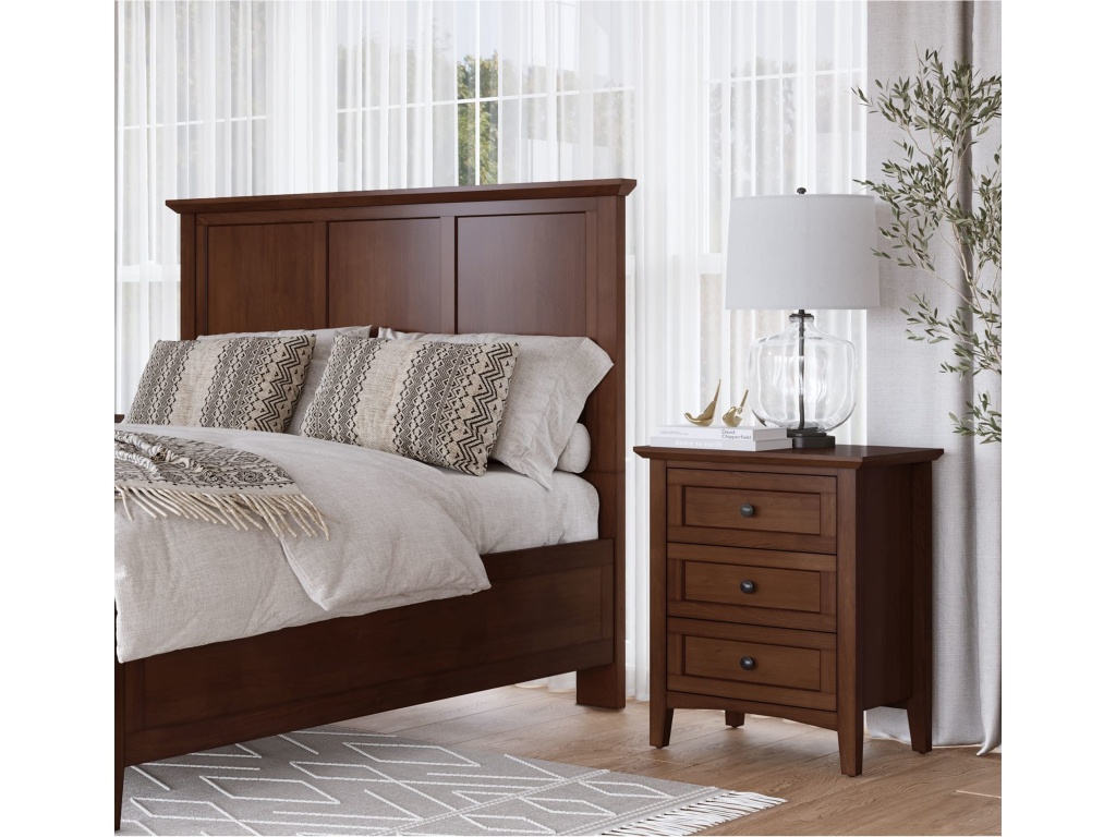 Grace Drawer Nightstand in Dark Mocha - main image