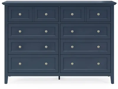 Grace Eight Drawer Dresser in Blueberry (2024)