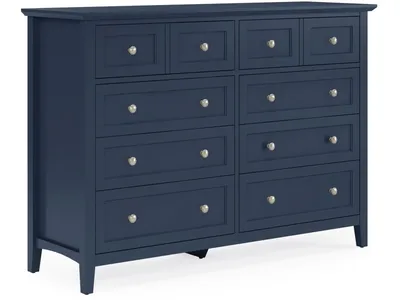 Grace Eight Drawer Dresser in Blueberry (2024)