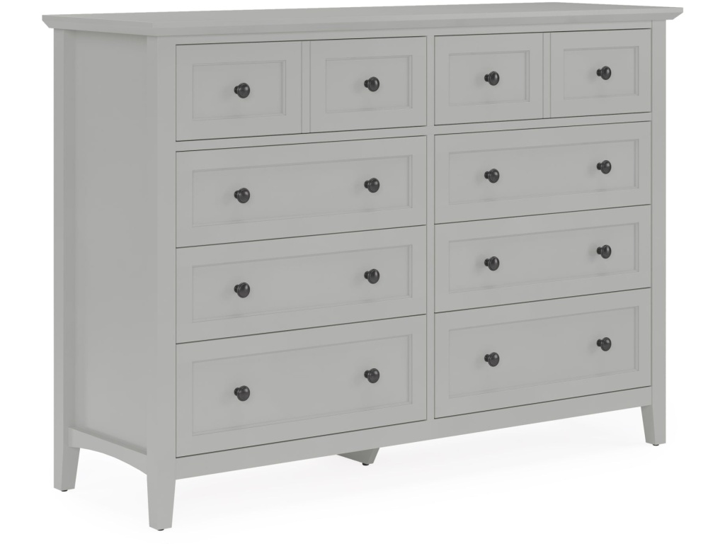 Grace Eight Drawer Dresser in Elephant Gray - image 2