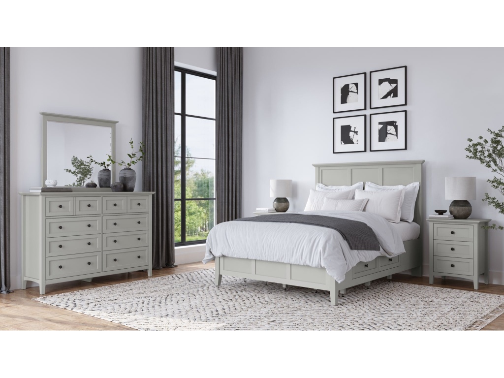 Grace Eight Drawer Dresser in Elephant Gray - image 6