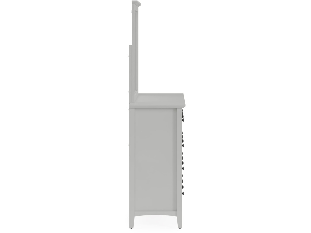 Grace Eight Drawer Dresser in Elephant Gray - image 8