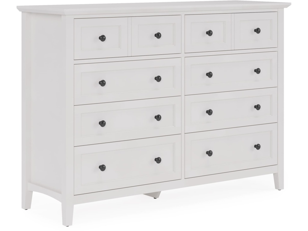 Grace Eight Drawer Dresser in Snowfall White (2024) - image 4