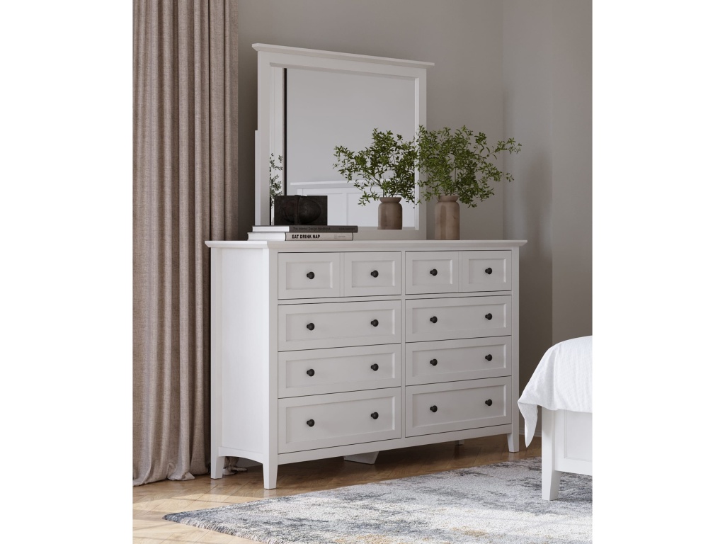 Grace Eight Drawer Dresser in Snowfall White (2024) - image 5