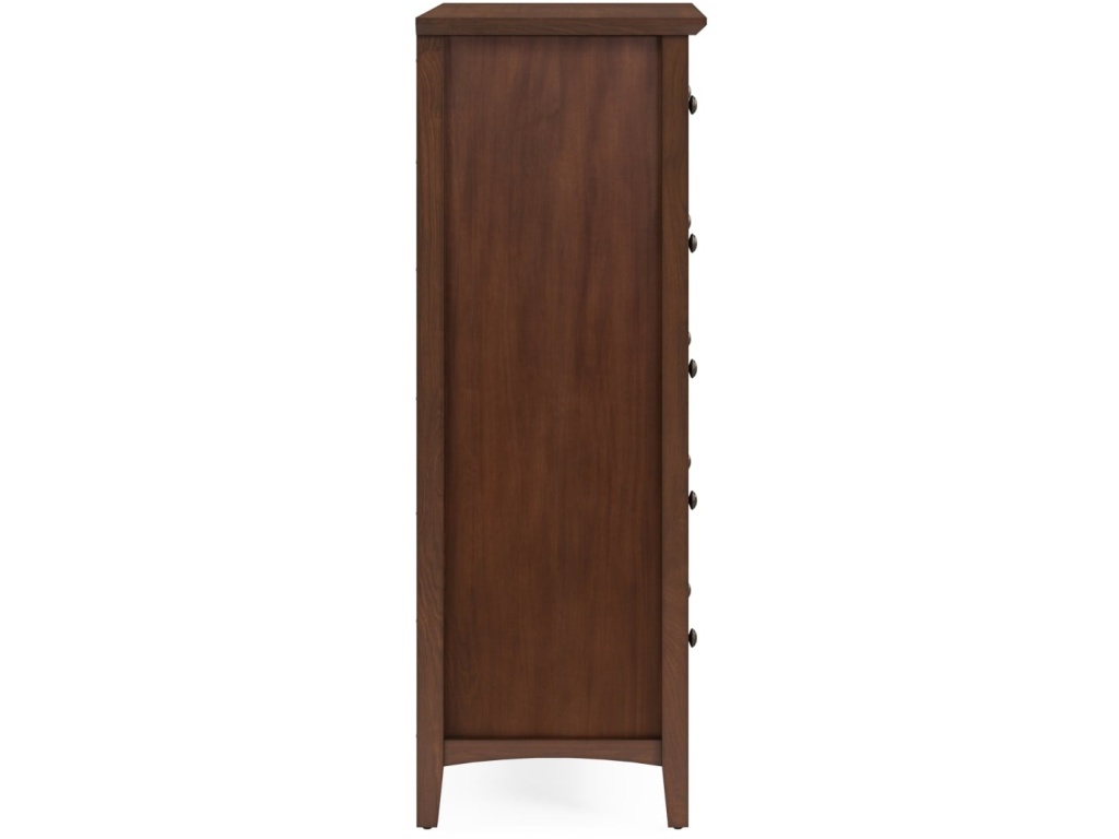 Grace Five Drawer Chest in Dark Mocha (2024) - image 4