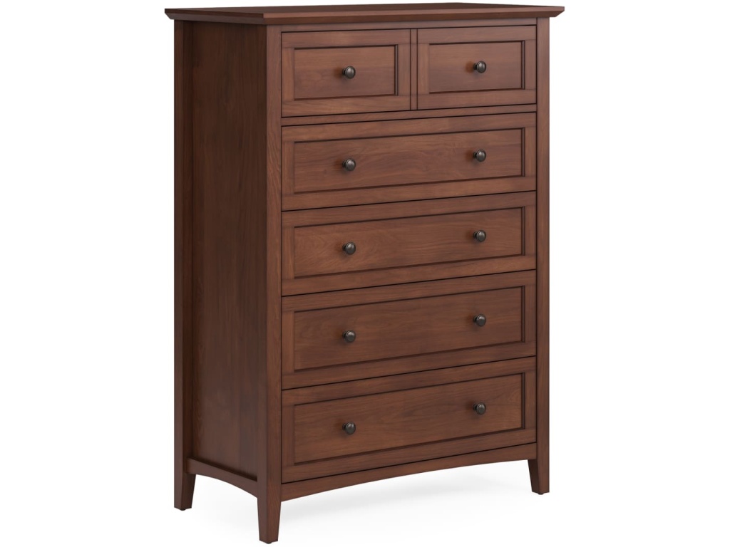 Grace Five Drawer Chest in Dark Mocha (2024) - image 5