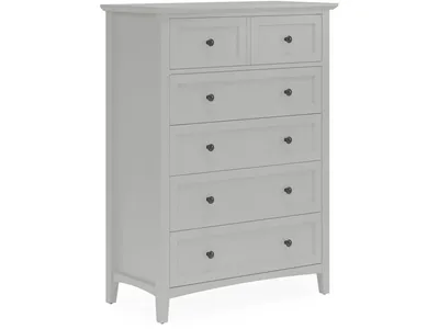 Grace Five Drawer Chest in Elephant Gray - Alternative View