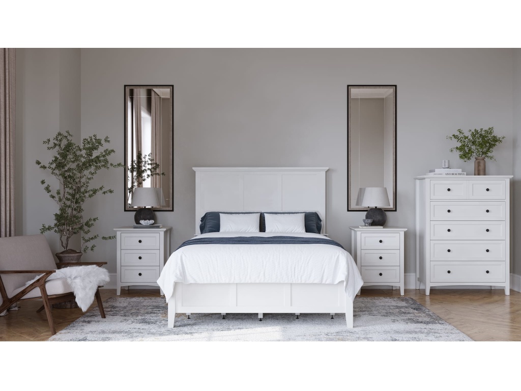 Grace Five Drawer Chest in Snowfall White (2024) - image 9