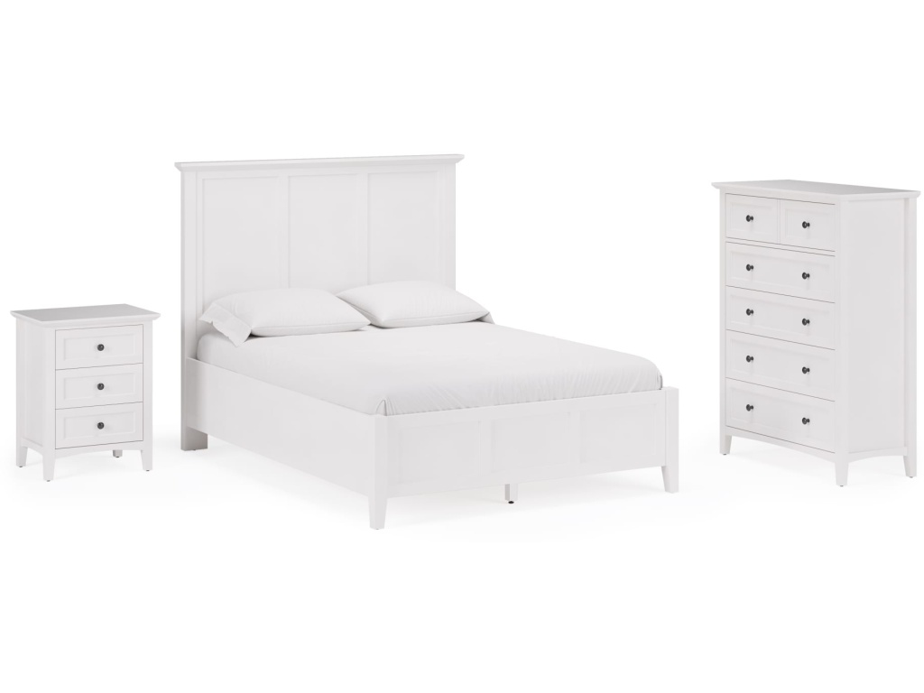 Grace Five Drawer Chest in Snowfall White (2024) - image 7