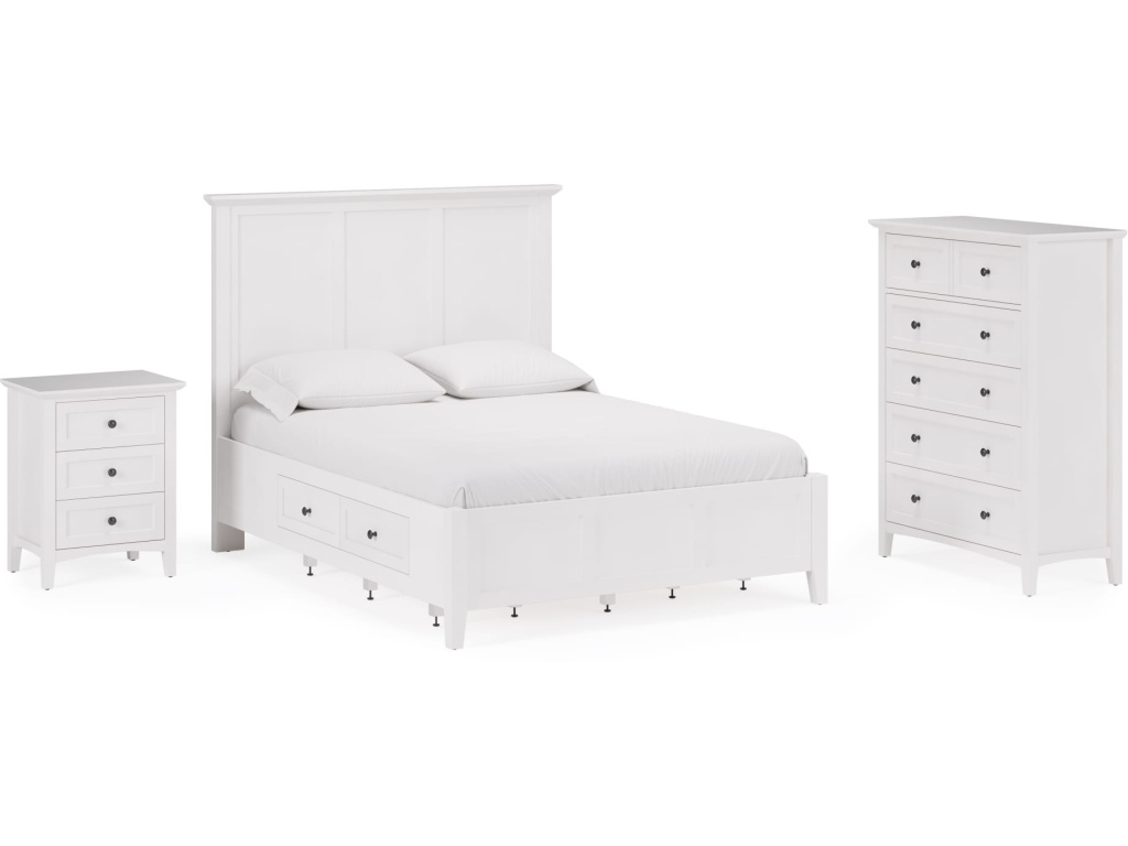 Grace Five Drawer Chest in Snowfall White (2024) - image 8