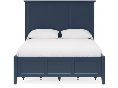 Grace Four Drawer Platform Storage Bed in Blueberry