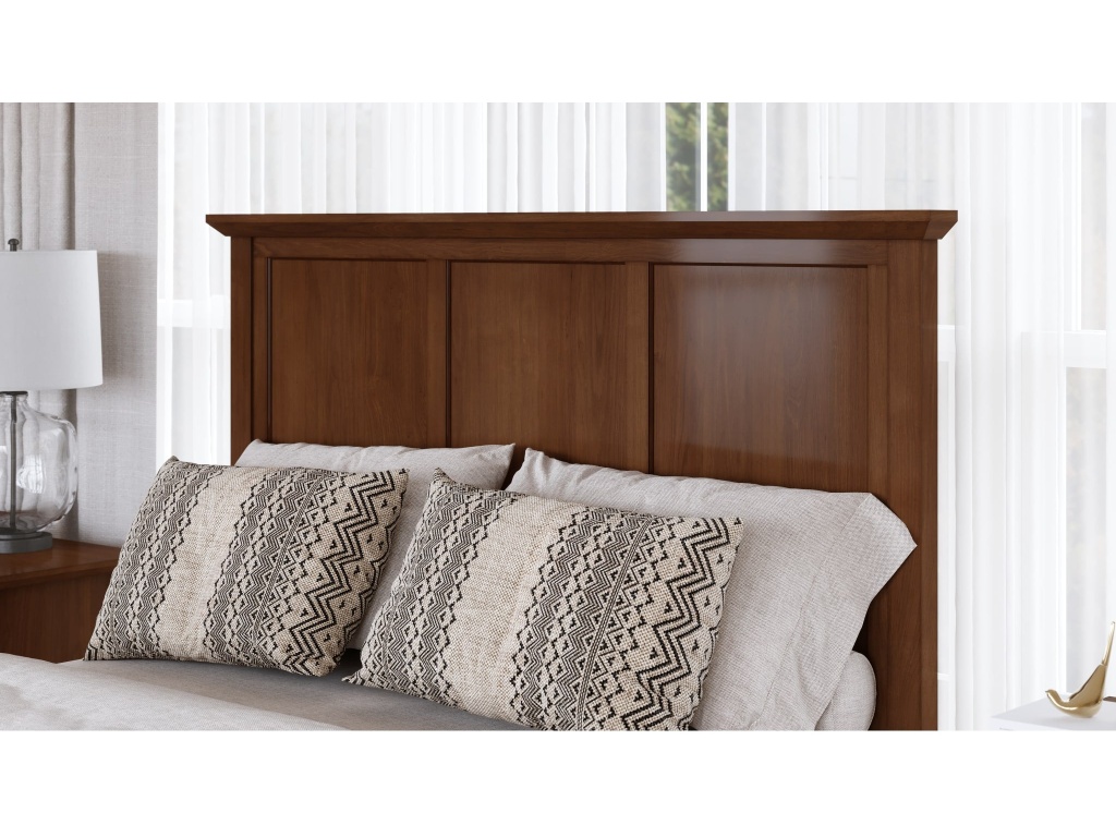 Grace Four Drawer Platform Storage Bed in Dark Mocha - image 1