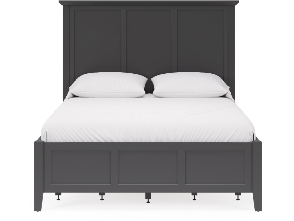 Grace Four Drawer Platform Storage Bed in Raven Black - image 2