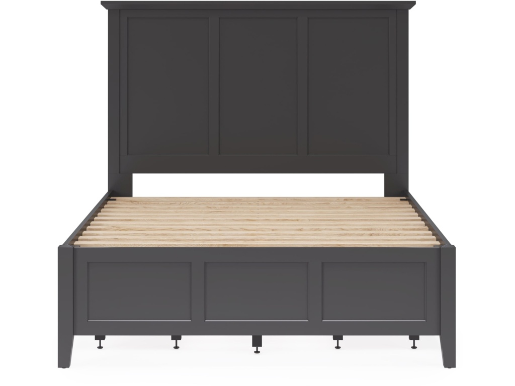 Grace Four Drawer Platform Storage Bed in Raven Black - image 5