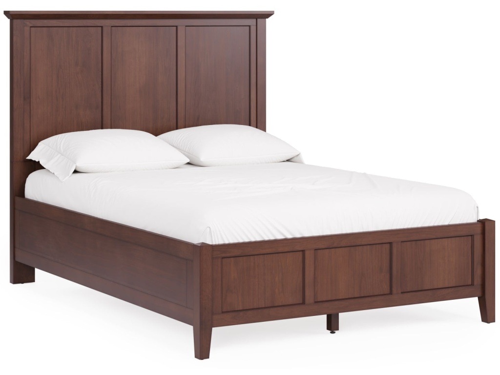 Grace Three Panel Bed in Dark Mocha - image 3