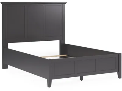 Grace Three Panel Bed in Raven Black - Alternative View