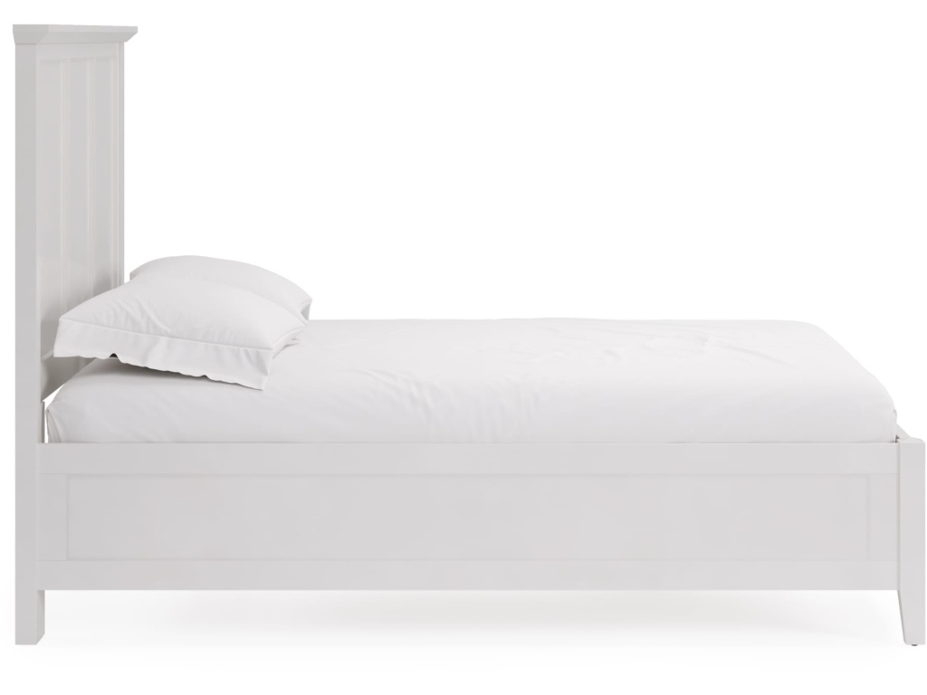 Grace Three Panel Bed in Snowfall White - image 2