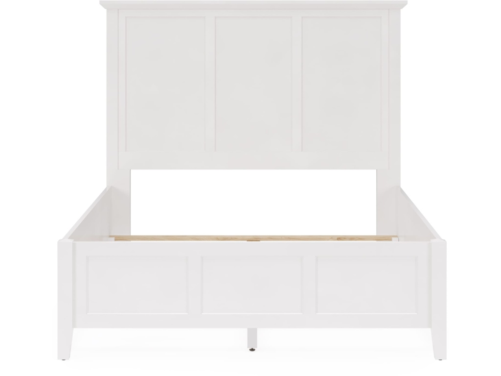 Grace Three Panel Bed in Snowfall White - image 4