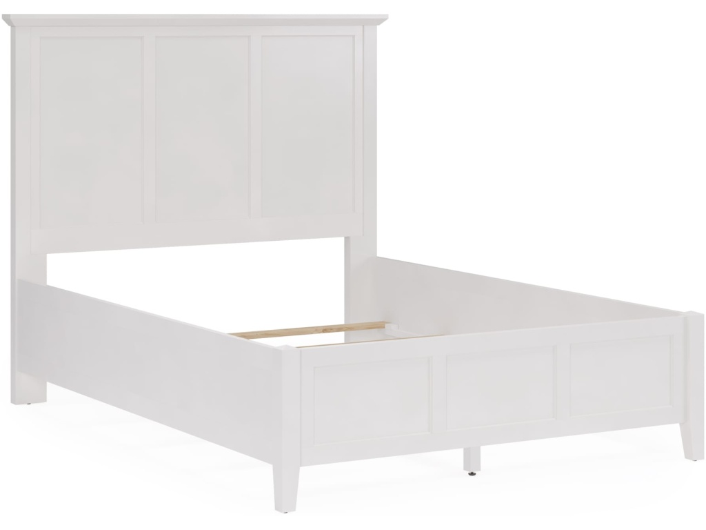 Grace Three Panel Bed in Snowfall White - image 6