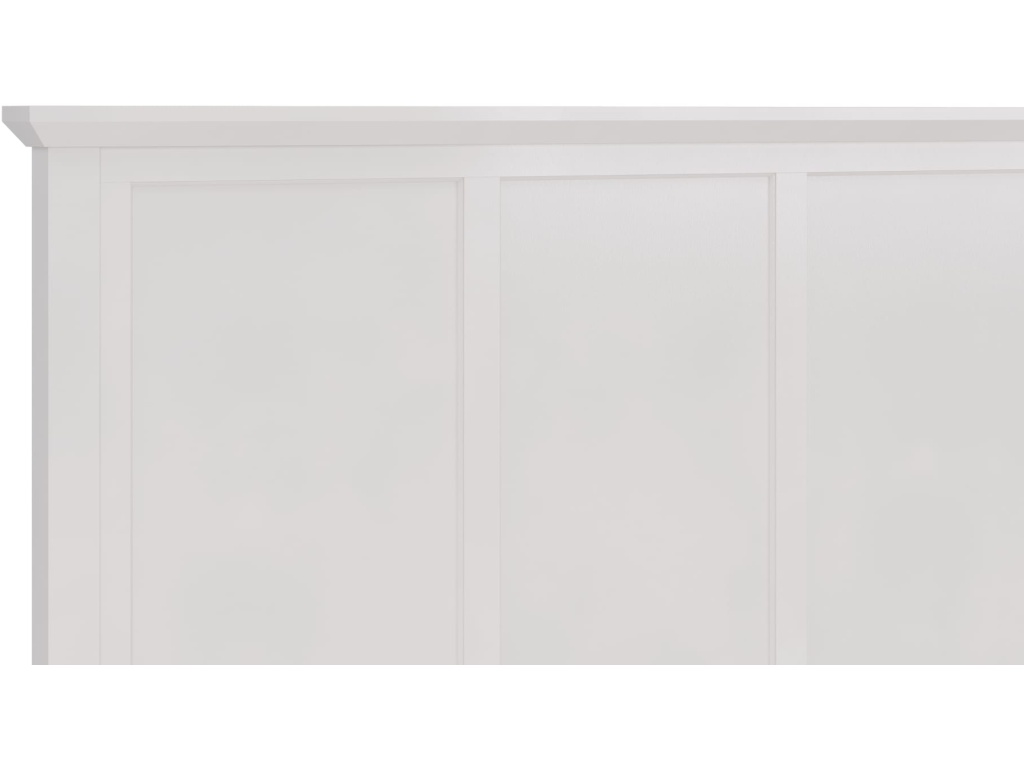 Grace Three Panel Bed in Snowfall White - image 8