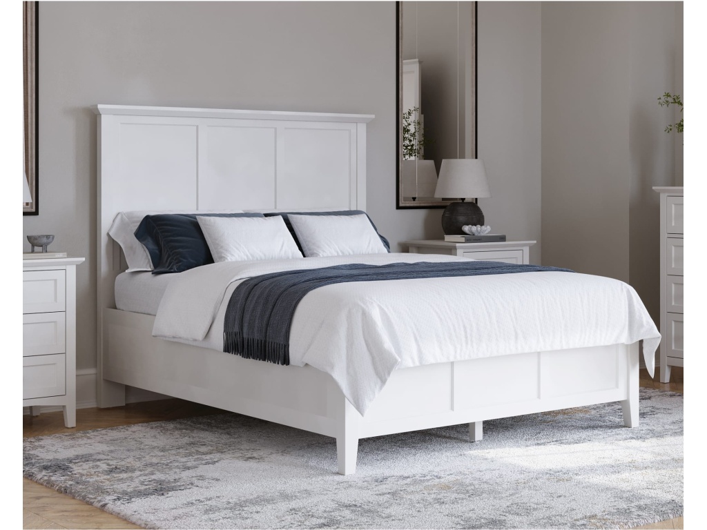 Grace Three Panel Bed in Snowfall White - image 15