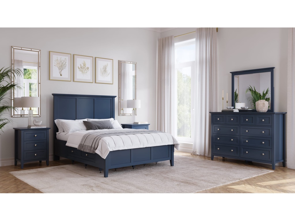 Grace Wall or Dresser Mirror in Blueberry - image 4