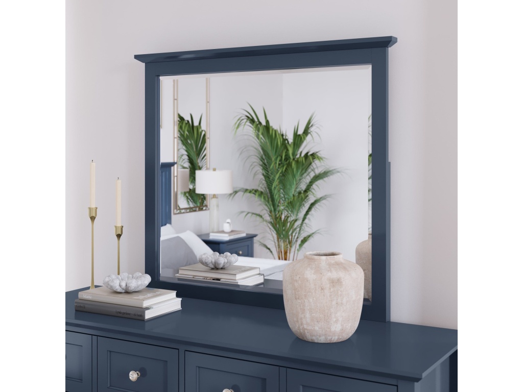 Grace Wall or Dresser Mirror in Blueberry - main image
